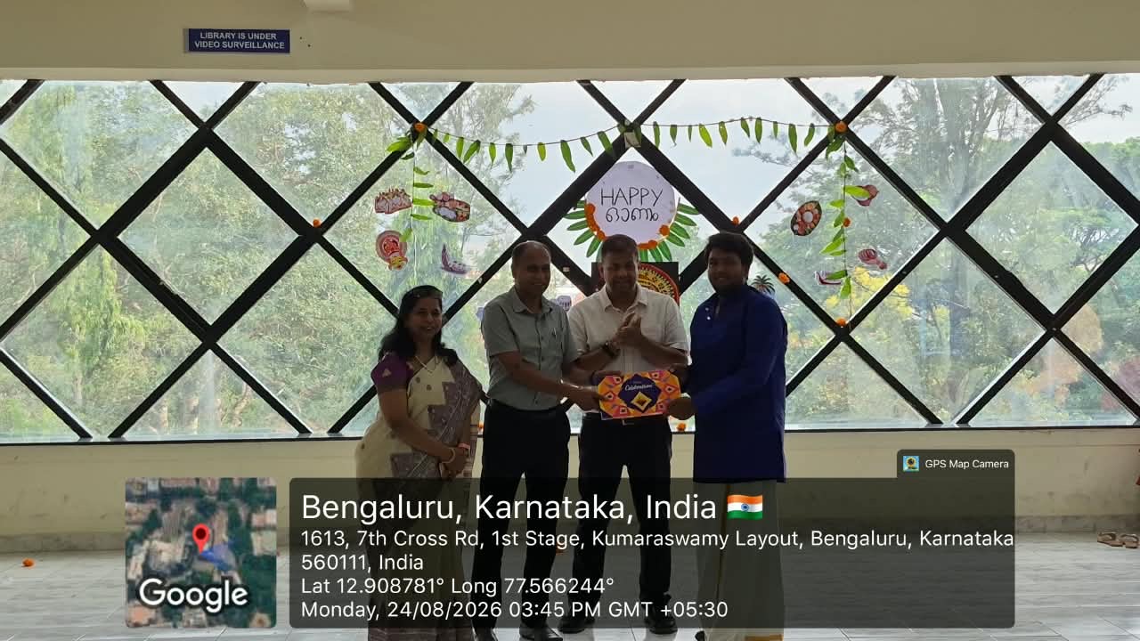 Prize distribution during Onam games