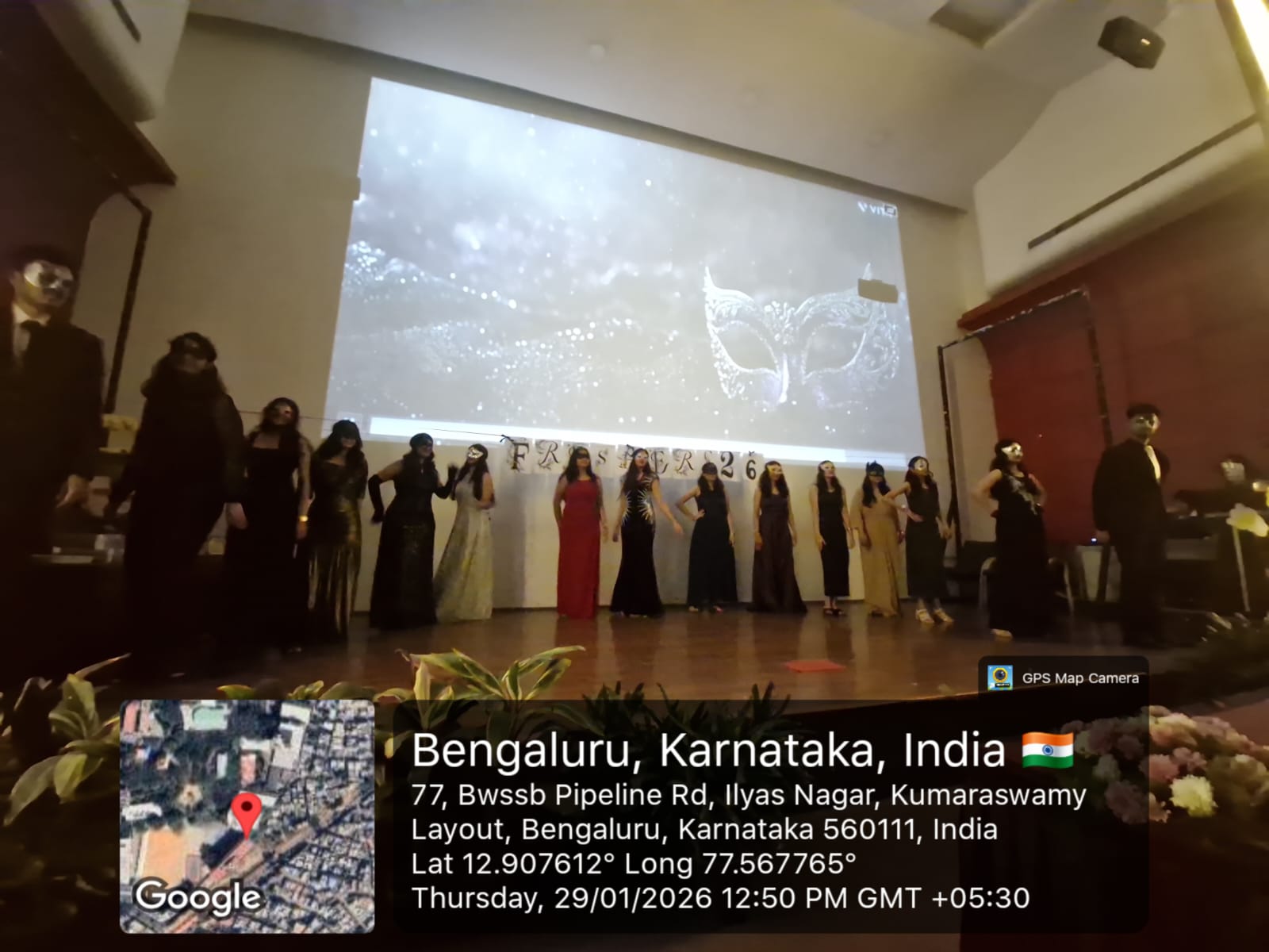 Cultural dance performance by the Interns batch
