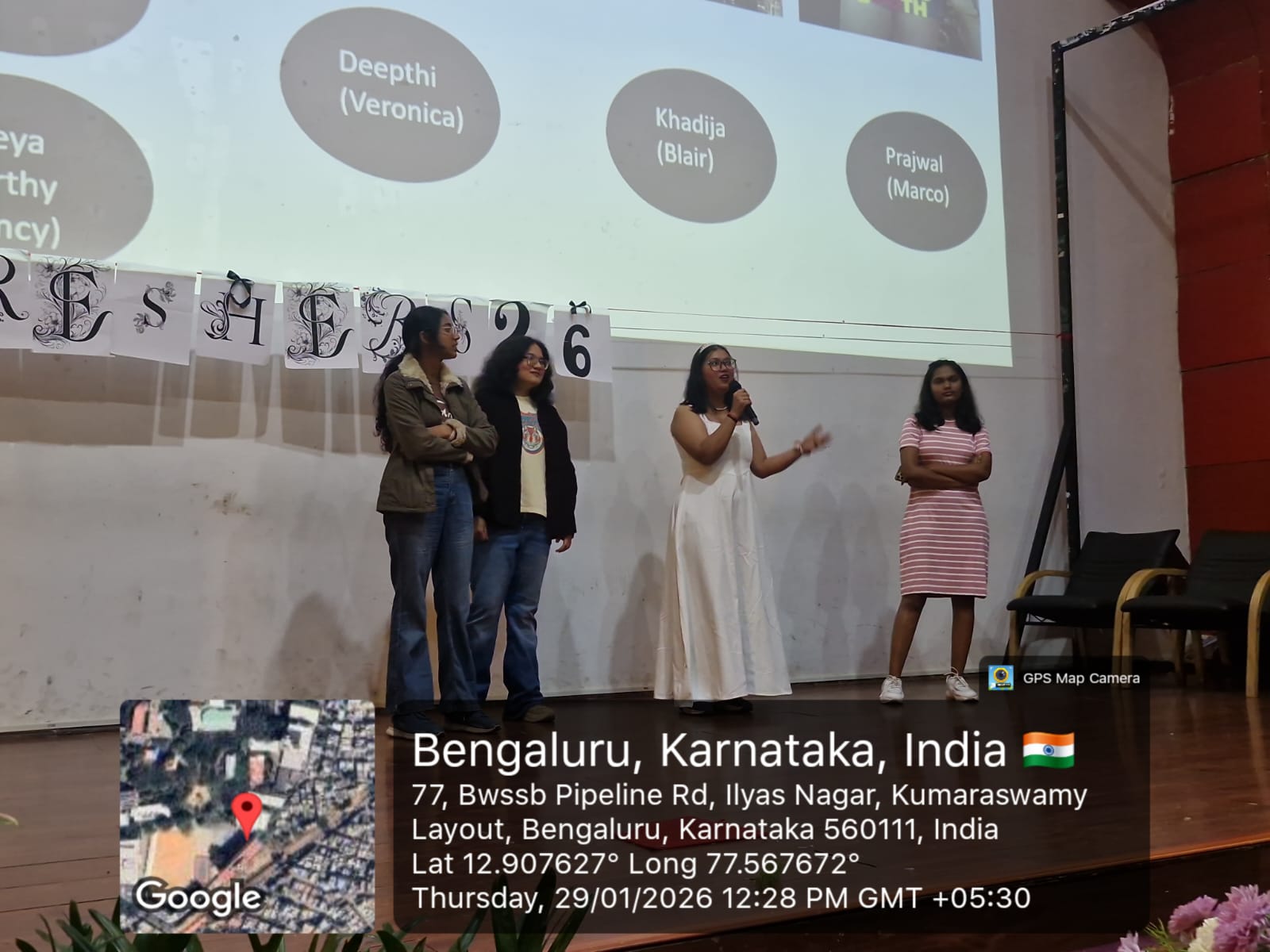 Masquerade-themed cultural performance by postgraduate students