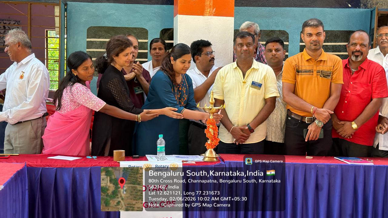 Inauguration ceremony with lamp lighting