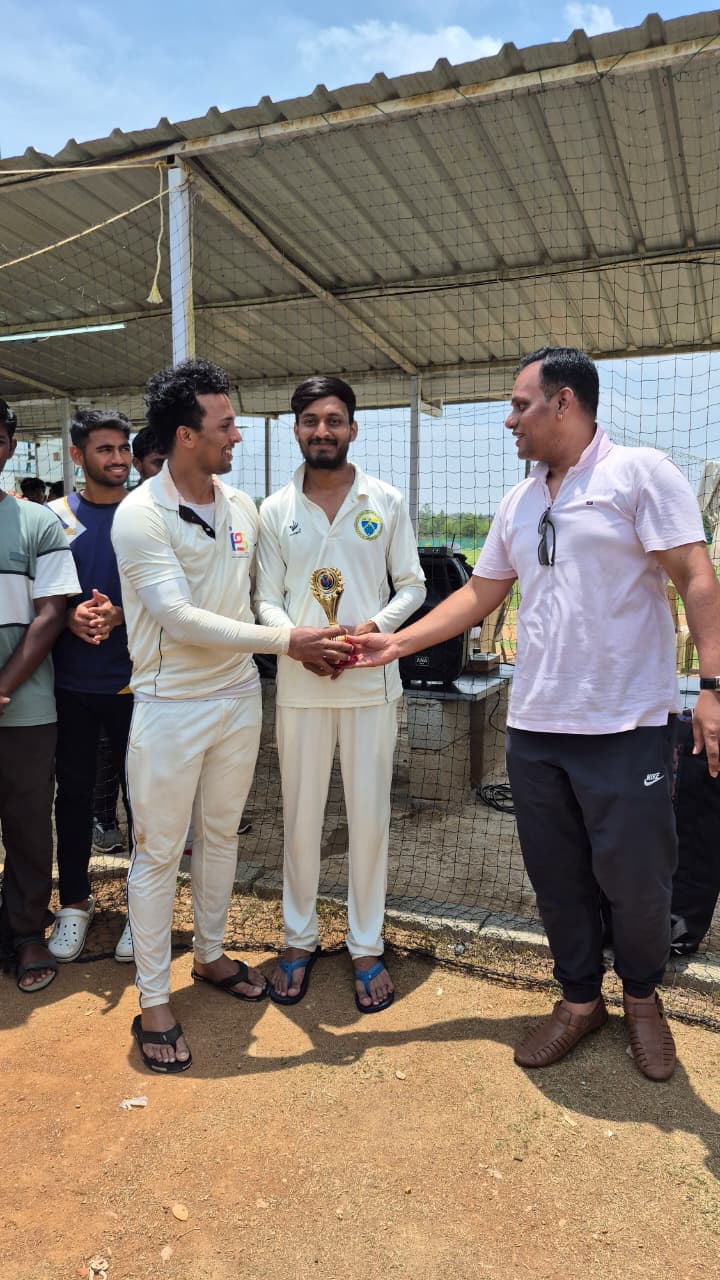 Group photo of the GDCRI National Level Cricket Tournament team